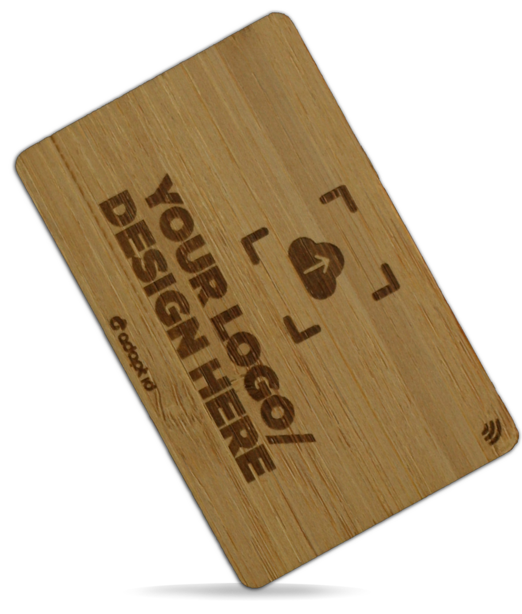 Laser Engraved Contactless Bamboo Business Card