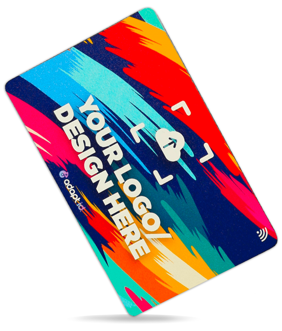 Contactless Bespoke Plastic Business Card 'White Edges'