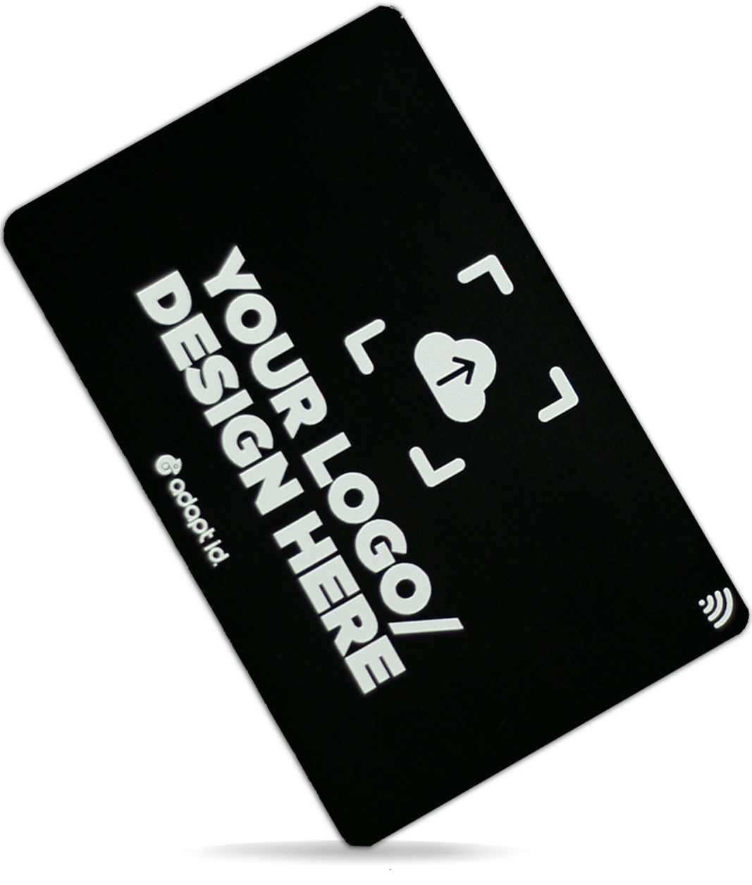 Contactless Bespoke Business Card Black Metal