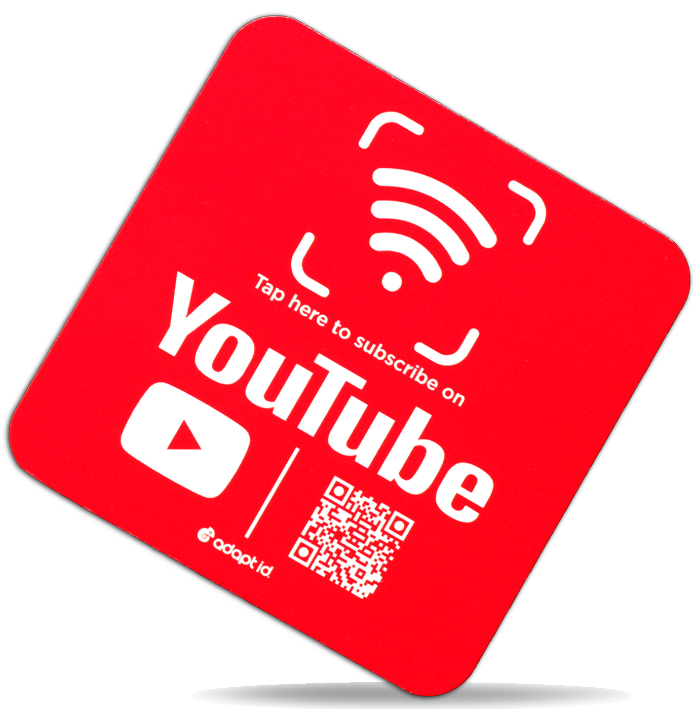 Contactless Youtube 100mm Square Foam Board